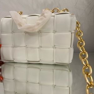 White + Gold Purse